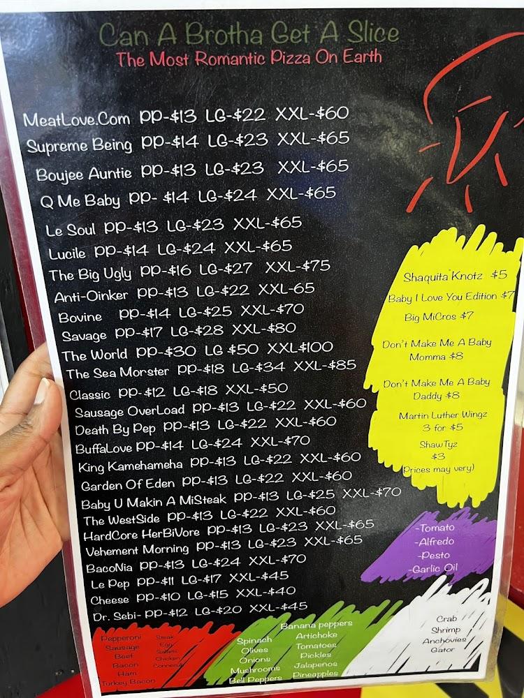 Can a brotha get a slice Menu image 3